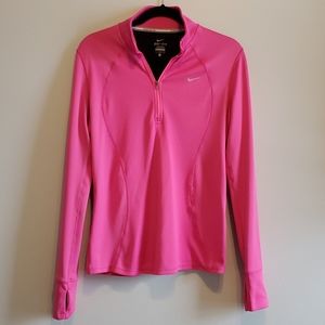 NIKE - Pink Dri-fit running/athletic top - Size L